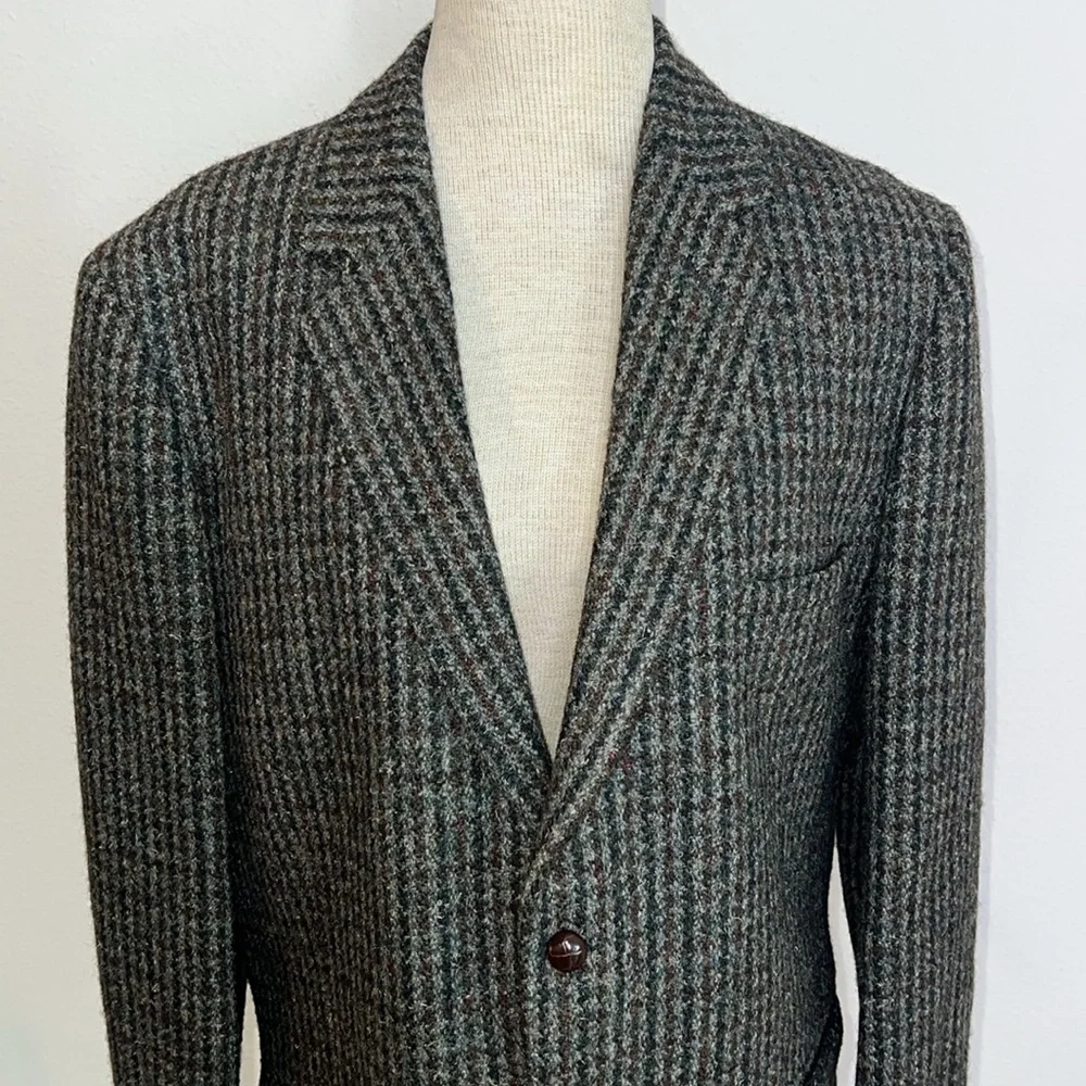 Chester Lee Harris Tweed Wool Suitcoat Blazer